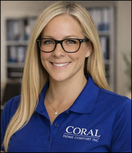 pic of Tiffany Coral Home Comfort's AI Receptionist